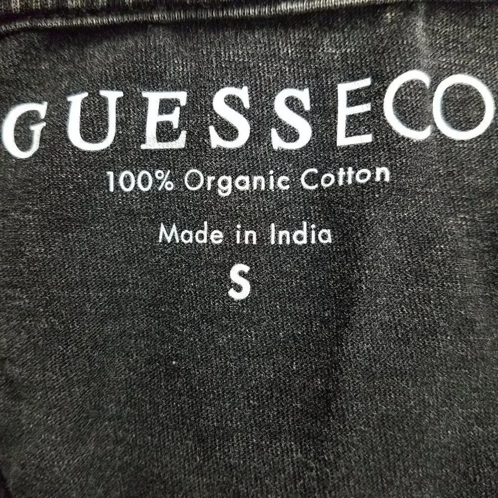 MEN'S GUESS No Plans Tshirt. Organic Cotton. Small - Picture 6 of 6